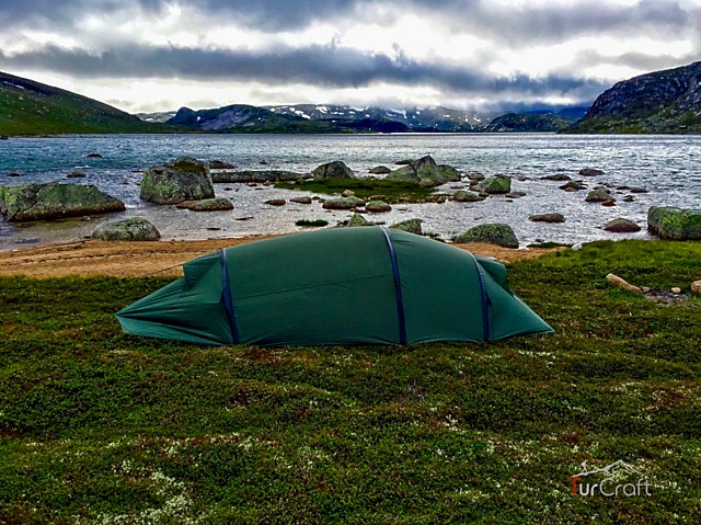 Camping setup near Bossbu hiking route - TurCraft